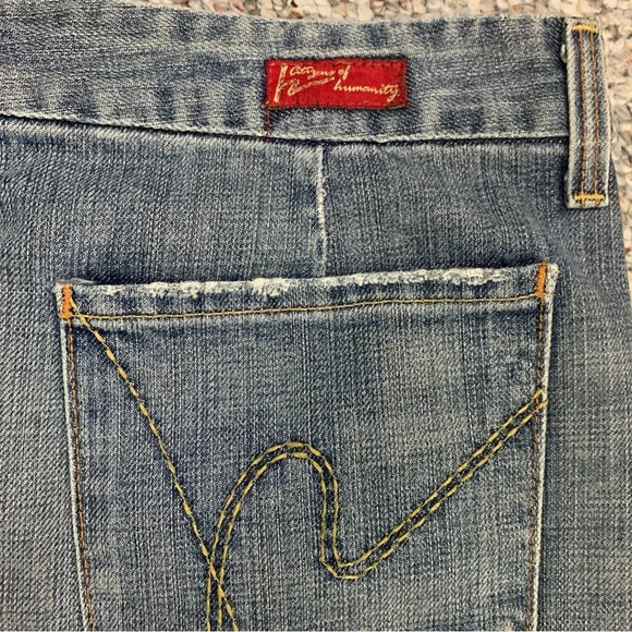 Citizens of Humanity Sophia #300 Knee Length Denim Skirt - Picture 7 of 10